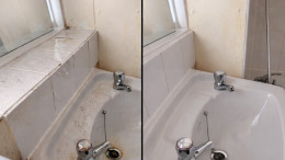 Beofr vs after professional cleaning by brilliant cleaner 